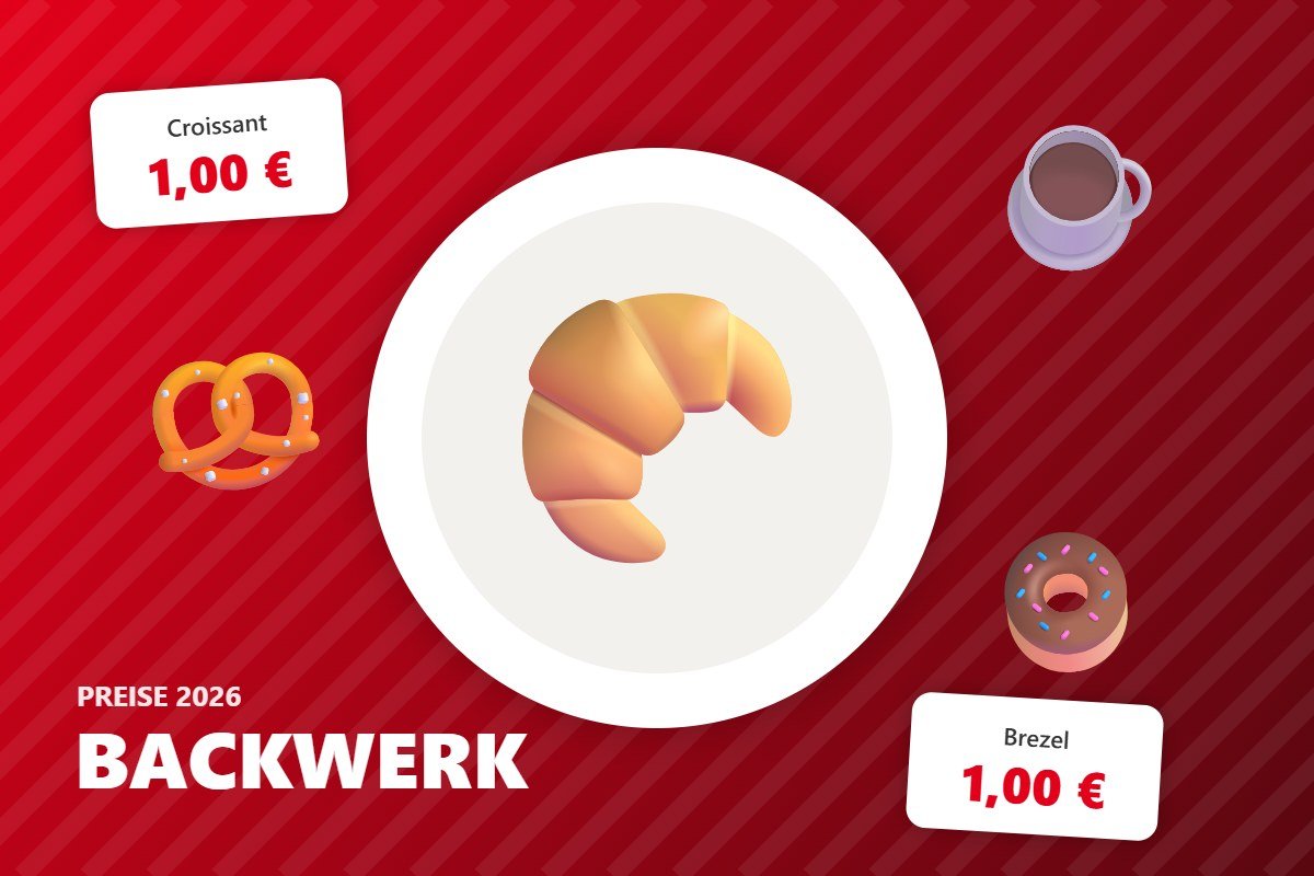backwerk preise – Illustration mit Preisen