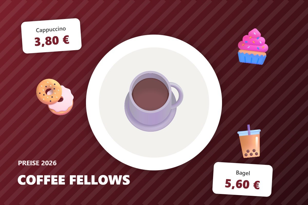 coffee fellows preise – Illustration mit Preisen