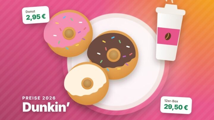 Dunkin Donuts Preise – Illustration mit Preisen