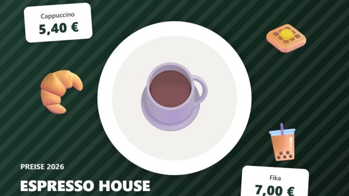 espresso house preise – Illustration mit Preisen