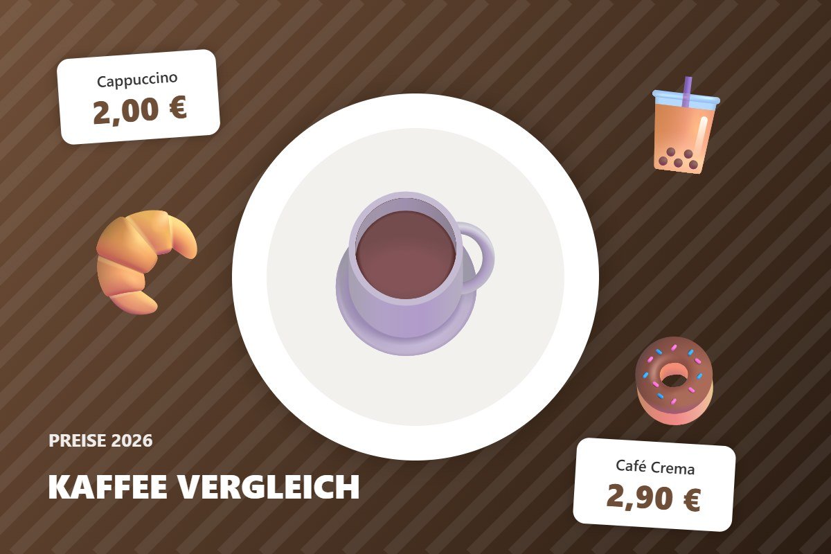 kaffee preise vergleich – Illustration mit Preisen