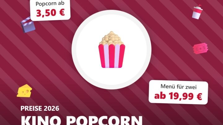 kino popcorn preise – Illustration mit Preisen
