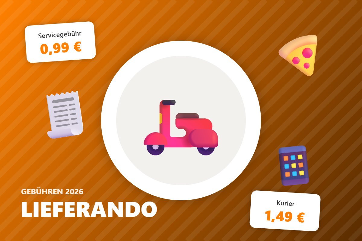 lieferando gebuehren – Illustration mit Preisen