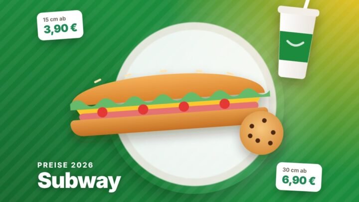 subway preise – Illustration mit Preisen