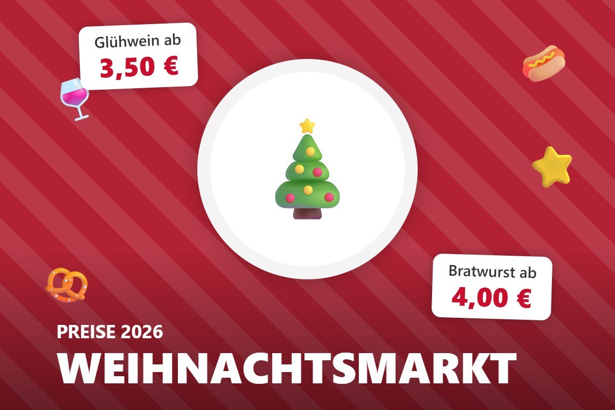 weihnachtsmarkt preise – Illustration mit Preisen
